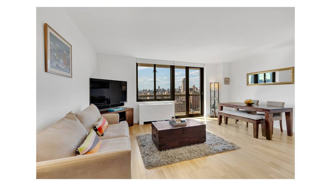 Spectacular, unobstructed city views from your own private balcony on the 21st floor a rare offering in one of Manhattan's most coveted buildings Maison East Condominium.