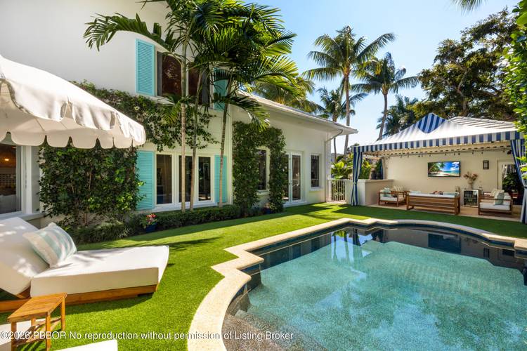 Tucked into one of the most coveted enclaves of Coastal West Palm Beach's SoSo neighborhood, this British West Indies residence was completely renovated in 2022 and enjoys an exceptional setting ...