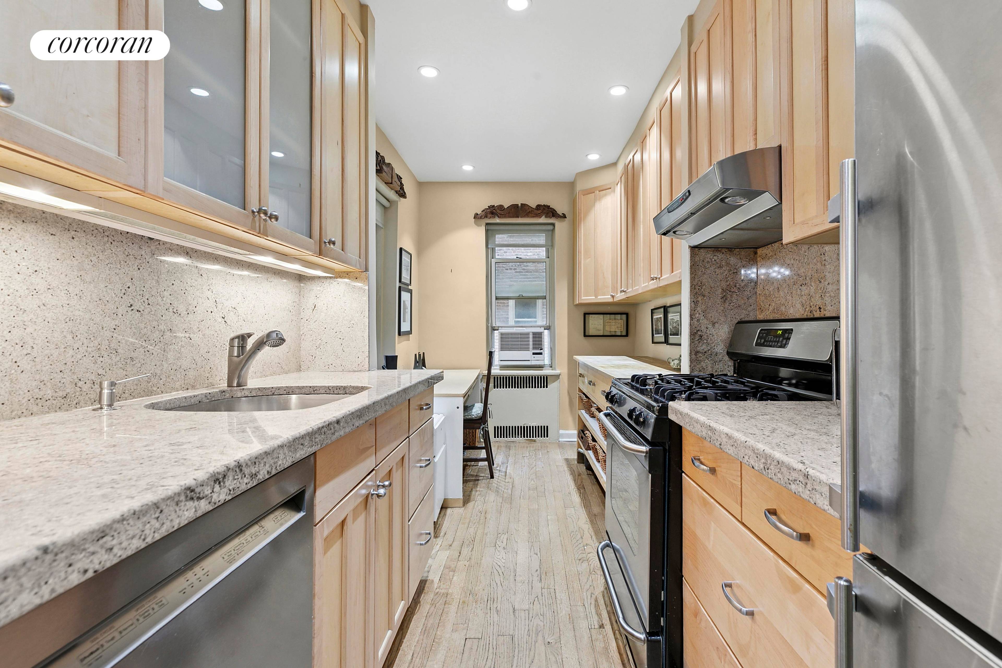 Spacious one bedroom, one bath oozing with prewar charm.
