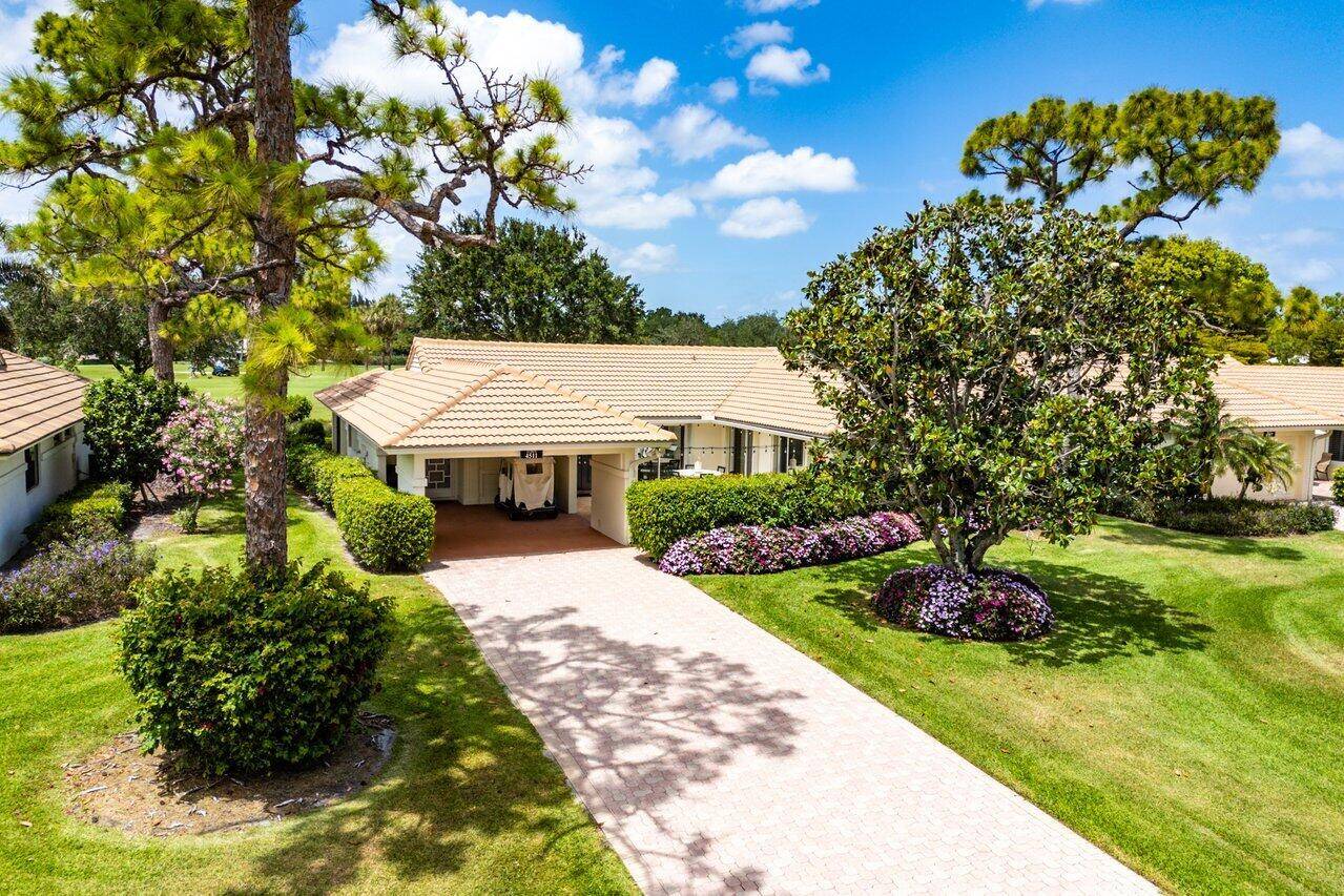 Enjoy serene golf course living in this beautifully maintained 3 bedroom, 2 bath villa, perfectly positioned with expansive double fairway views.