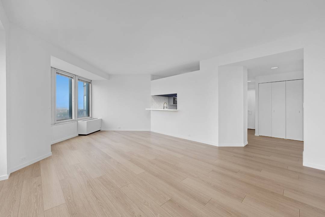 Perched high above Midtown Manhattan, this exceptional corner condominium at the iconic CitySpire delivers some of the most breathtaking skyline views in the city visible from every room.