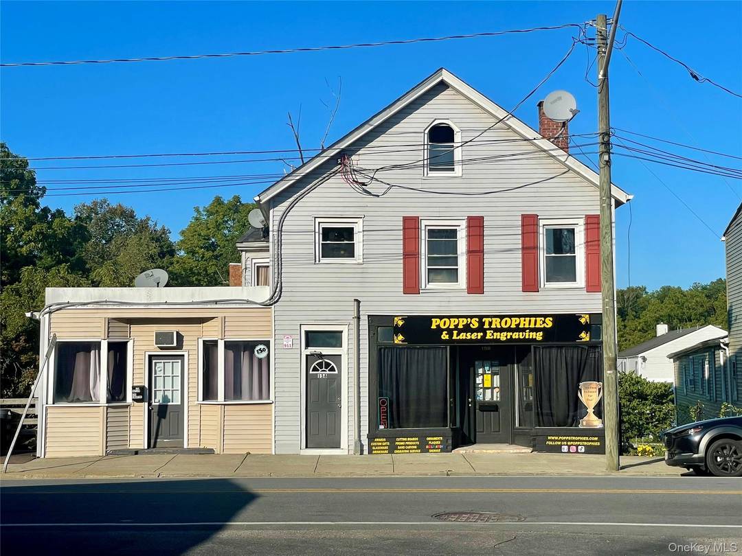 Highly profitable, income producing, mixed use property with a prime location in the bustling Walden Village near shopping, parks, and Wallkill River.