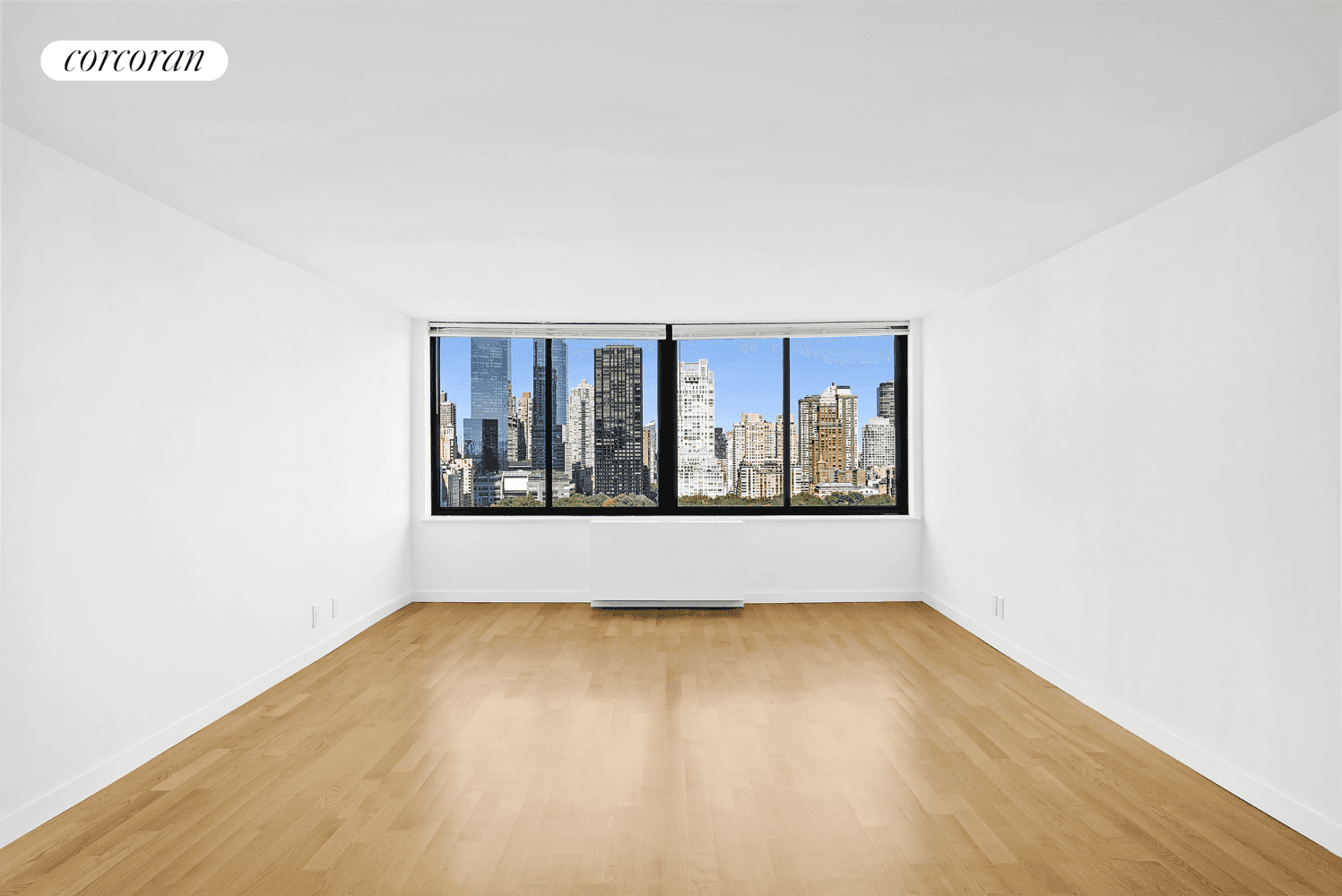 This high floor, corner two bedroom two bathroom apartment features a W D, windowed Eat in Kitchen, and stunning Central Park Views !