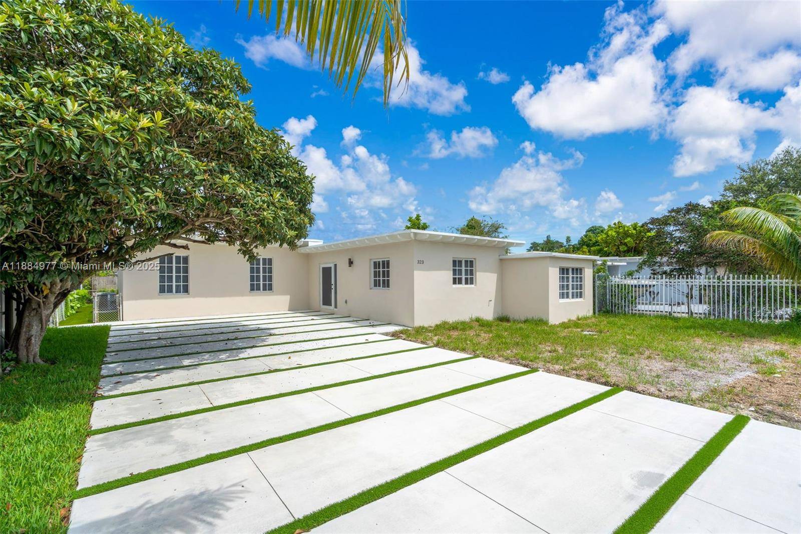 Fully renovated home with brand new impact doors and windows, a recently repaired roof with city permit, and all new appliances included.