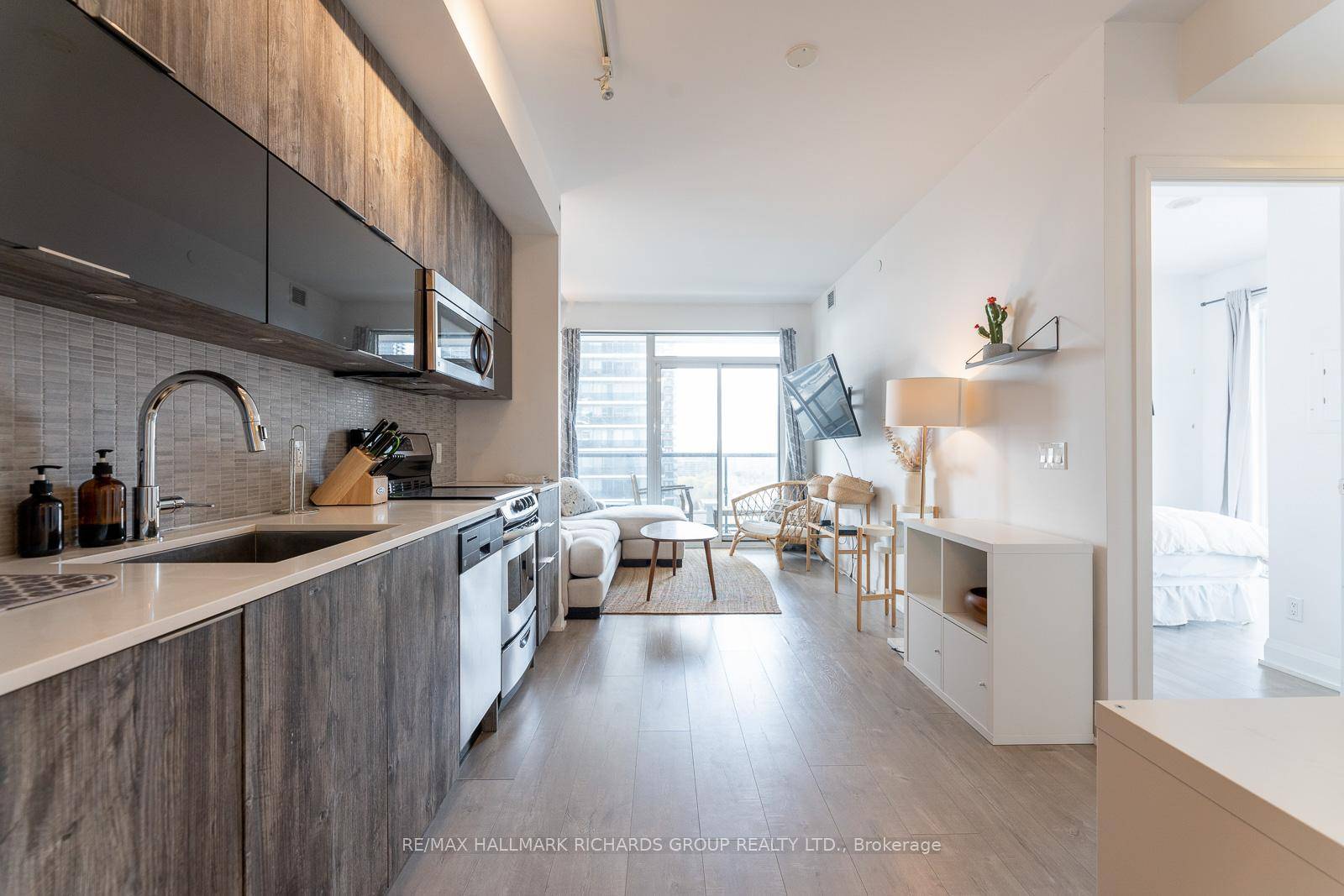 Step into this gorgeous 1 1 bedroom apartment flooded with natural light, creating a warm and inviting atmosphere throughout.