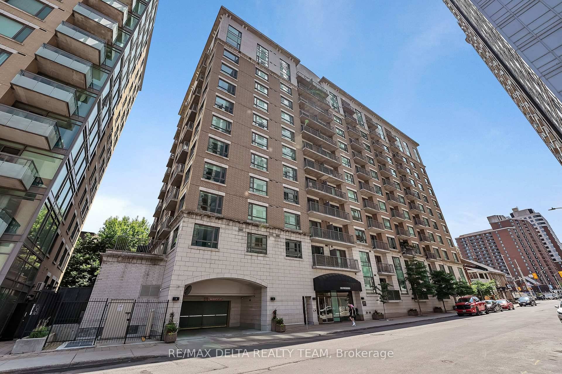 PENTHOUSE LEVEL 2 BED DEN with 2 INDOOR PARKING SPOTS at The Galleria in Sandy Hill FACING THE BACK OF THE BUILDING !