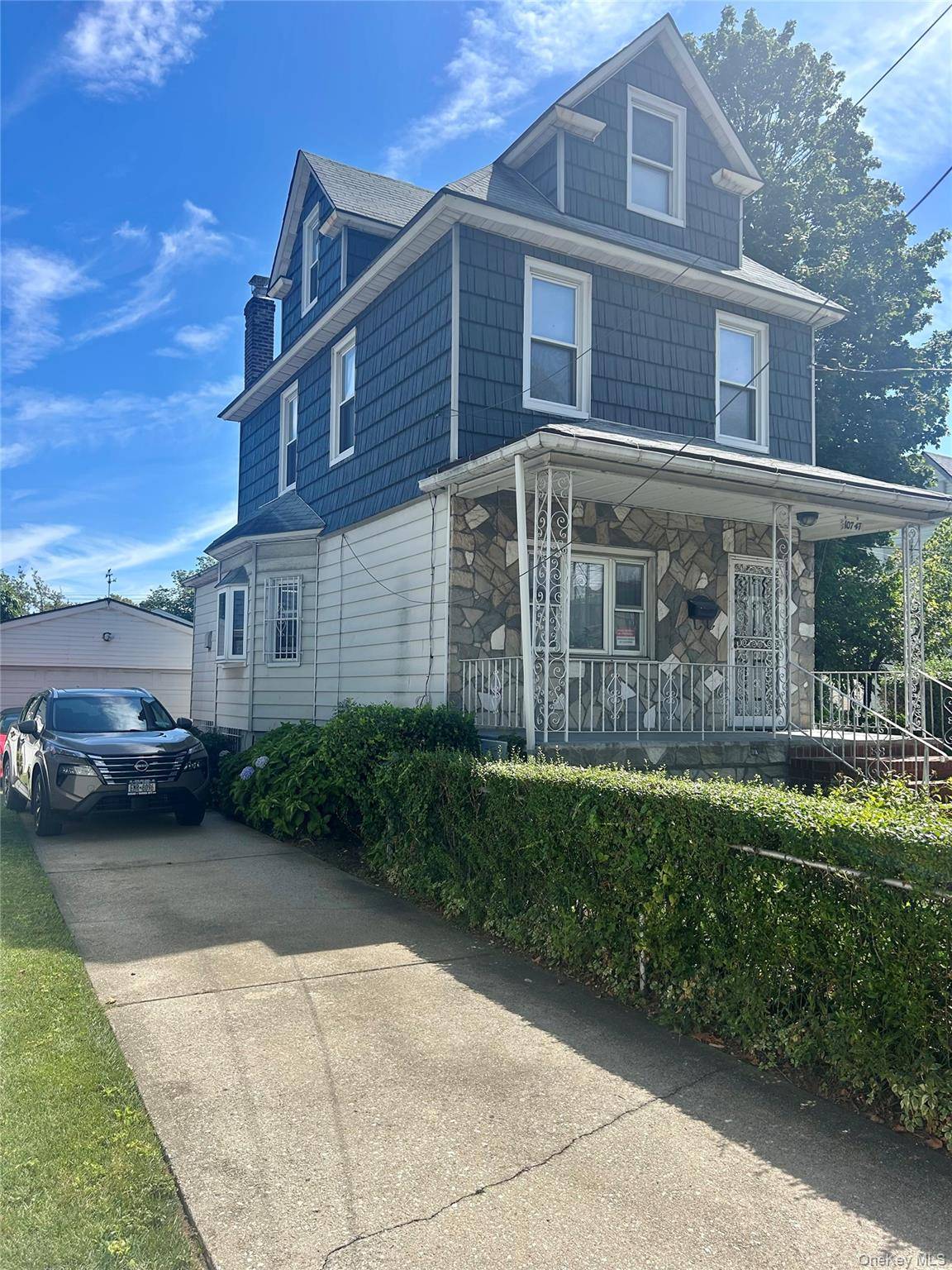 Welcome Home ! Lovely Detached Colonial with Private Driveway, 2 Car Garage, Full Finished Basement with OSE, needs a little TLC but Perfect Starter Home, Large EIK, FDR, Private Yard.