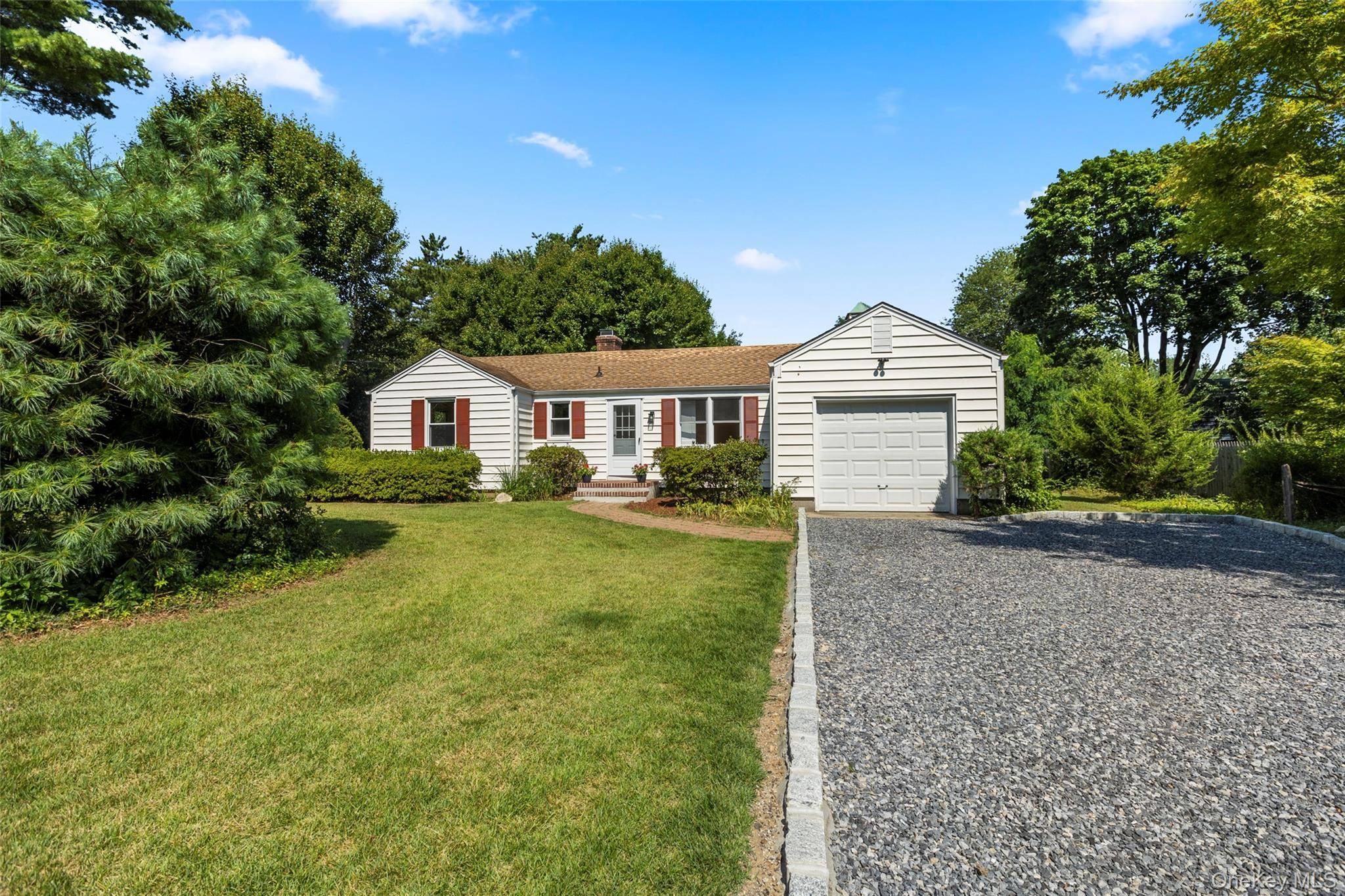 Charming and fully renovated, this 3 bedroom, 2 bath ranch is tucked away on a quiet dead end street in the desirable Strongs Neck community.