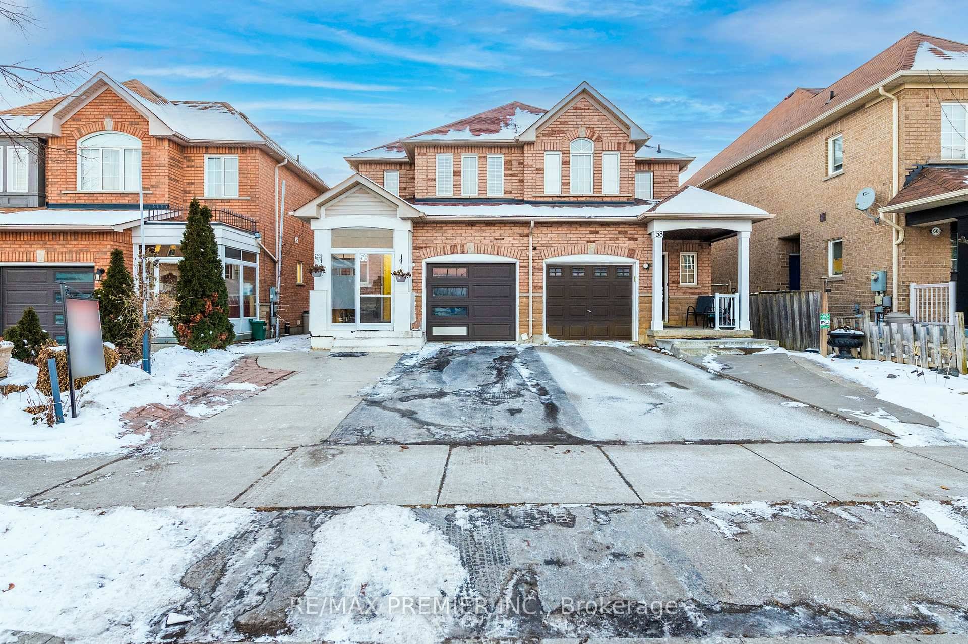 High Demand Area, Two Story, Three Bedrooms Semi Detached House, With SEPRATE SIDE ENTRANCE, Finished Basement Apartment.