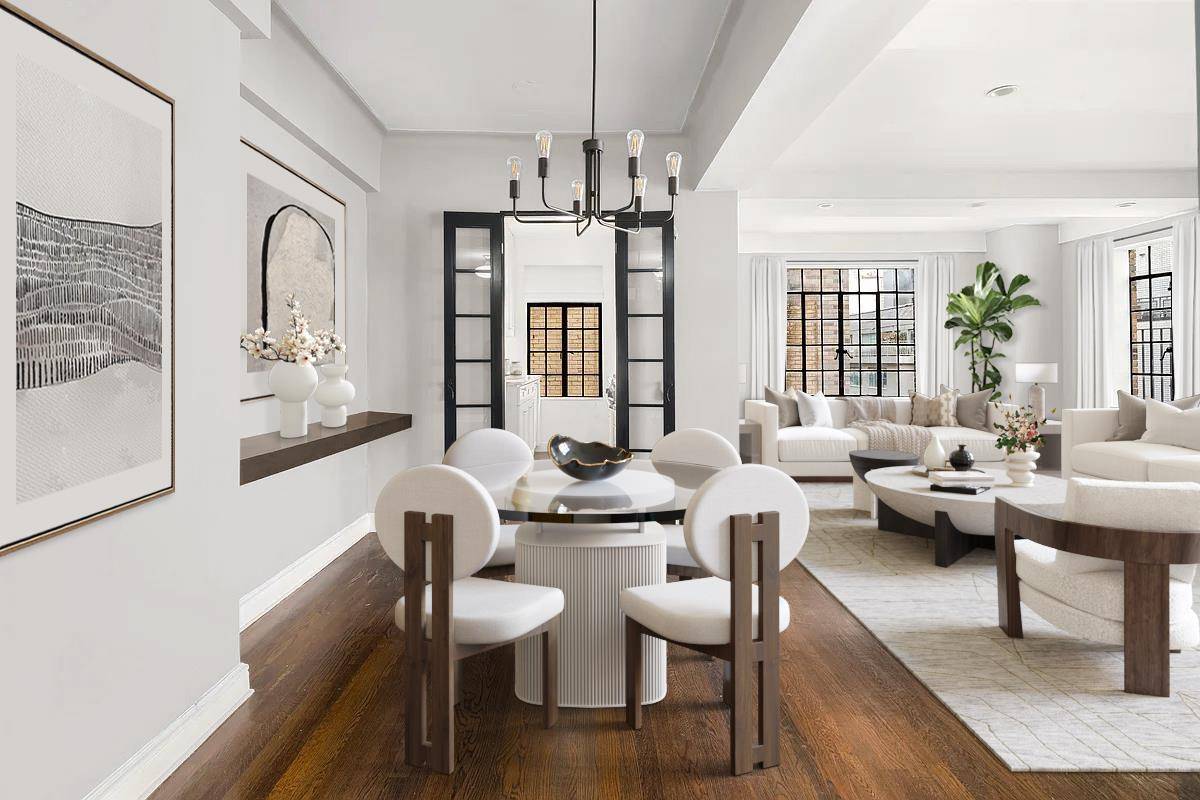 Welcome home to this 3 Bedroom 2 and a half bathroom prewar gem with newly installed windows and refinished wooden floors.