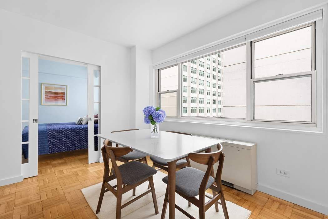 Offered Furnished 4, 000 per month Available Immediately upon Board Approval This expansive Junior one bedroom is truly turn key and furnished with all brand new designer pieces.