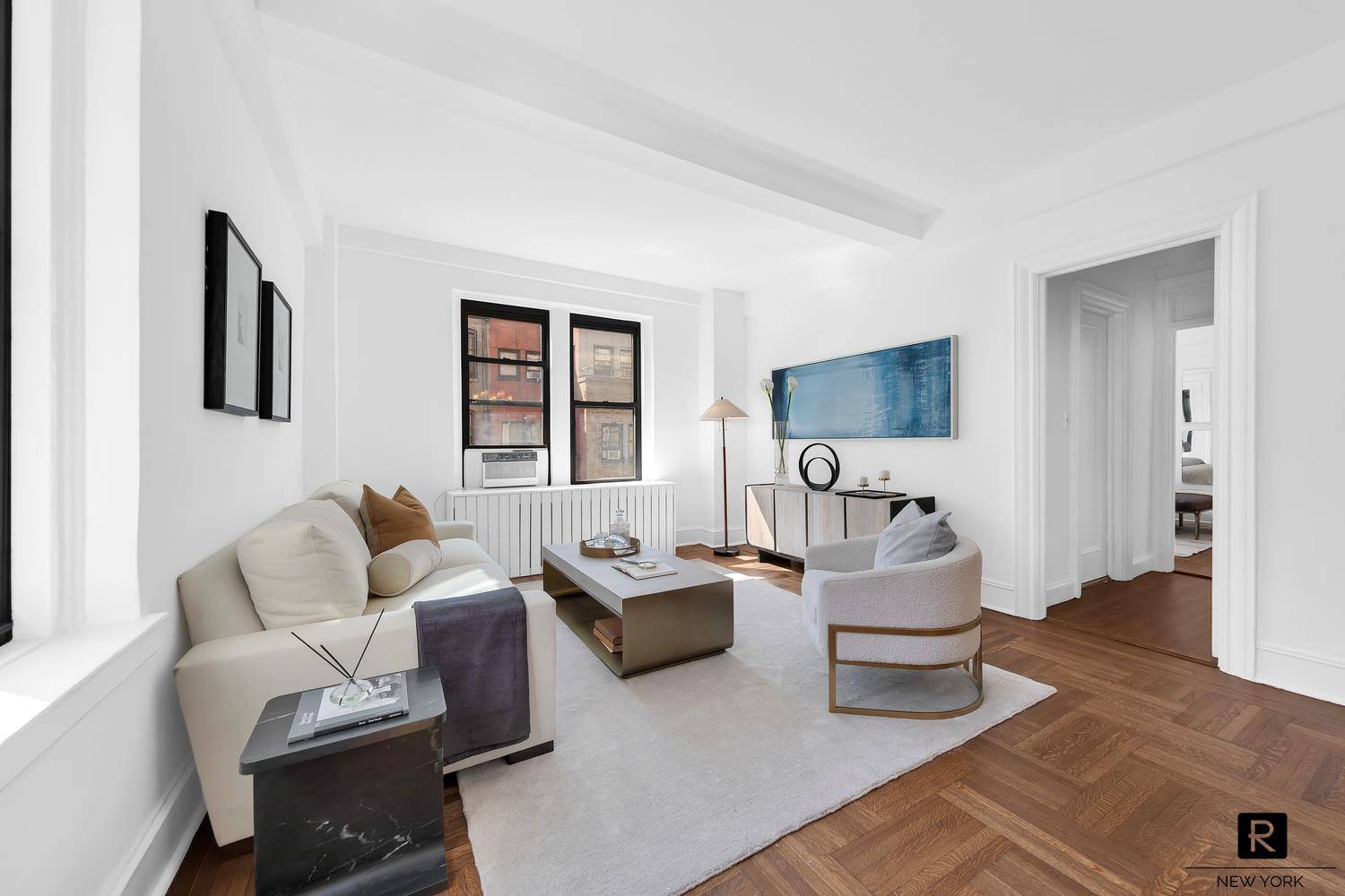 Tucked away on one of the most picturesque blocks on the Upper West Side sits a beautifully maintained pre war boutique co op.
