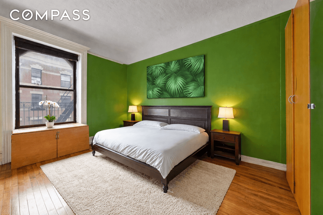 Located on the fourth floor of a classic walk up directly across from beautiful Morningside Park, this expansive three bedroom apartment offers exceptional space, light, and long term potential at ...