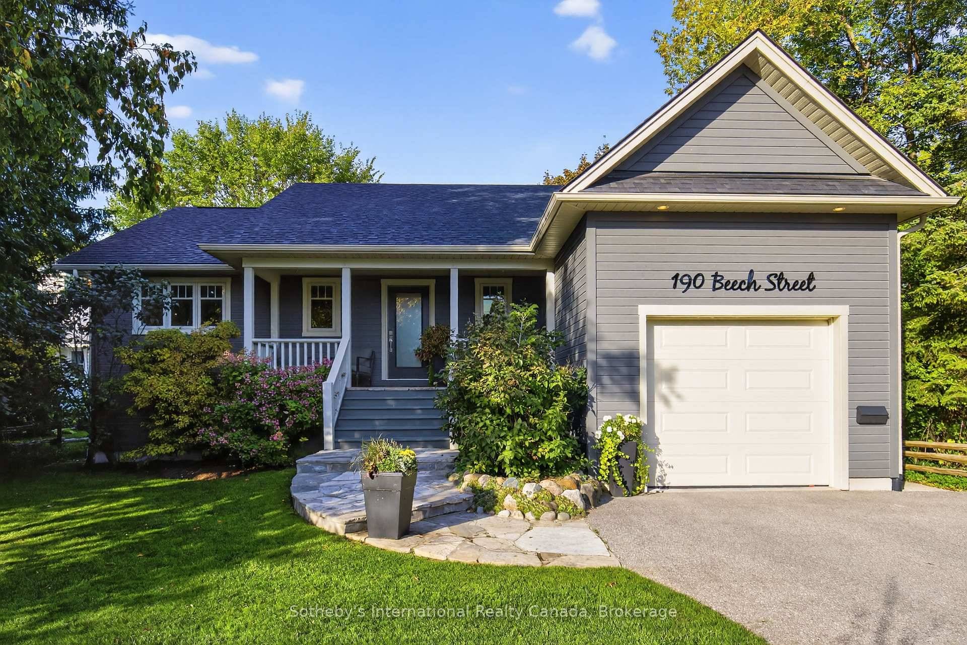 Sought After Luxury Living on a private treed 66 x 166 ft in town lot.