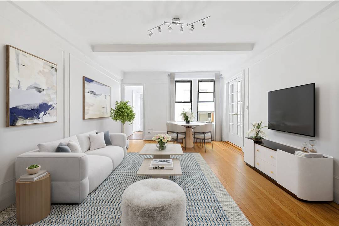 Located in The Hermitage Condominium, this oversized pre war one bedroom residence combines timeless charm with modern updates.