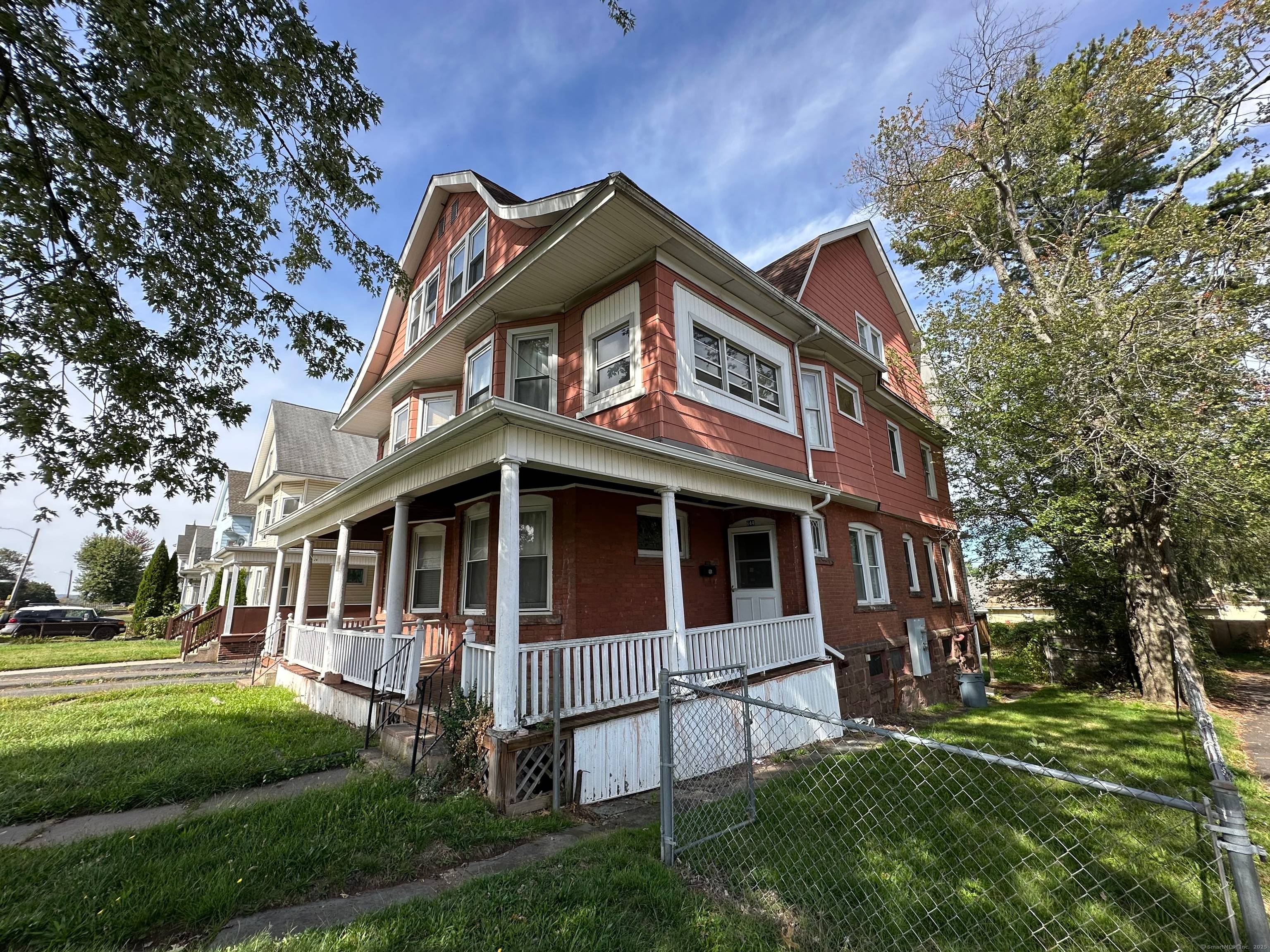 Spacious duplex at 644 New Britain Ave 646 in Hartford, offering a total of 6 bedrooms and 3 bathrooms each side features 3 beds and 1.