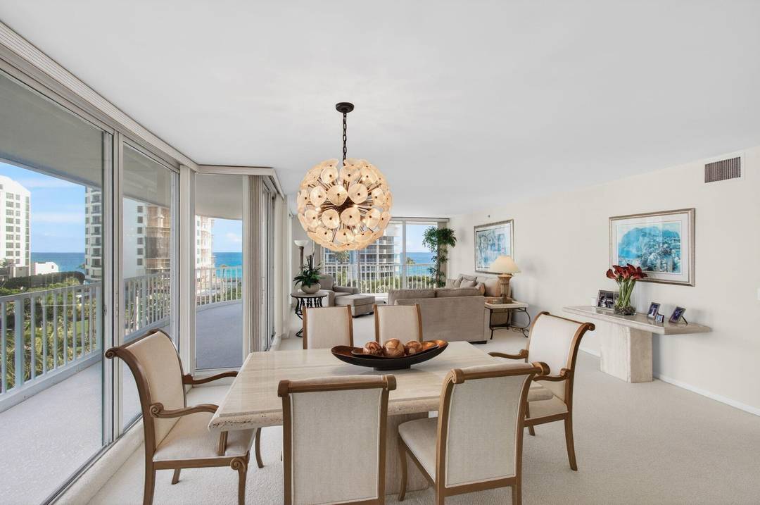 Breathtaking views of the ocean and intracoastal.