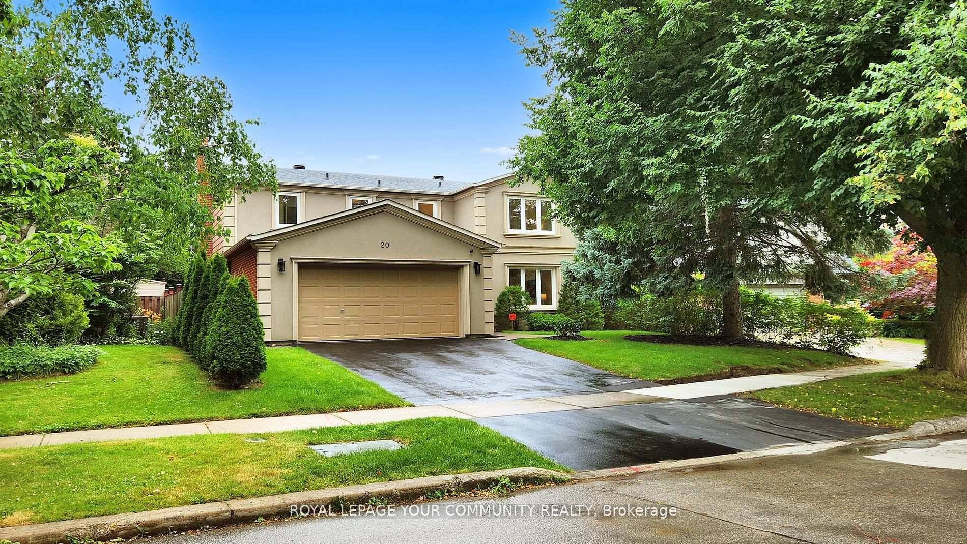 Nested In One Of The Most Sought After Locations In York Mills Area, Bright and Spacious 4Bdrms 2 Storey detached house w Finished basement amp ; 2 car garages, 2, ...
