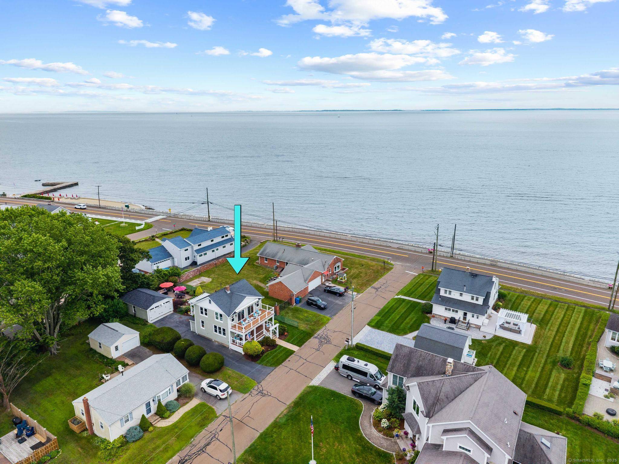 Live the coastal lifestyle in this Knollwood Beach Association gem, just one house from the sand !