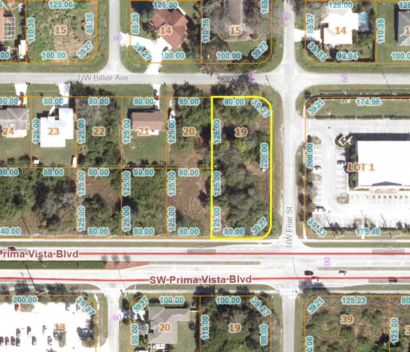 Very desirable double corner lot !
