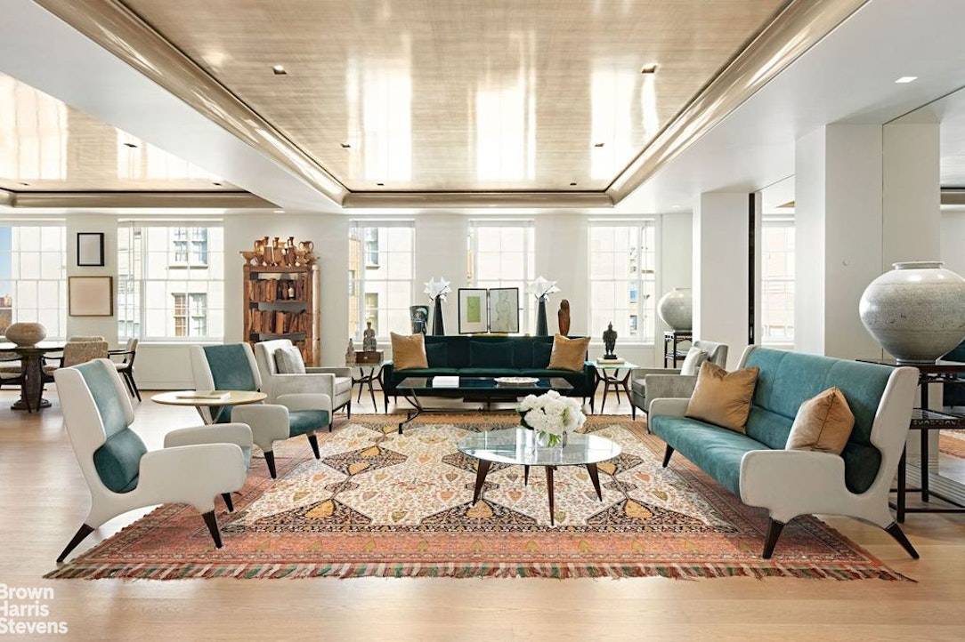 Expertly designed by AD100 designer Juan Montoya, this grand residence on Fifth Avenue is a delight.