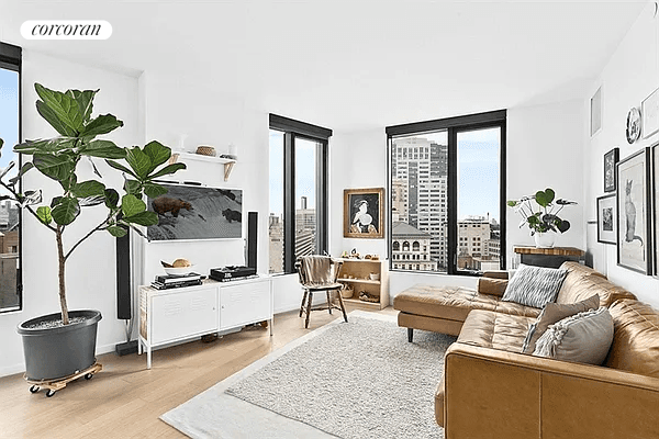 Beautiful Corner Two Bedroom Home with direct views of The Statue of Liberty and NY Harbor !