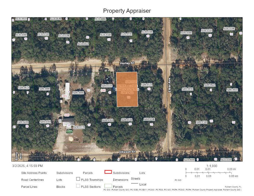 Nice lot in Interlachen, Putnam County Florida available for your new Florida home.