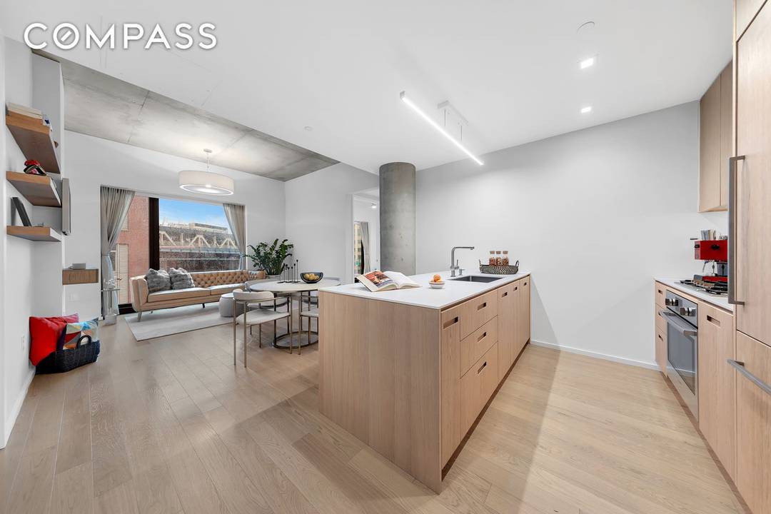 All Showings are By Appointment only Welcome to Apartment 8J, a stunning three bedroom, two bathroom residence, in the heart of DUMBO.