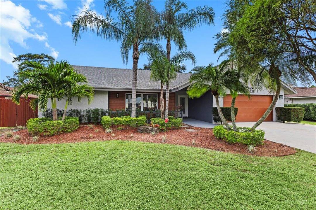Fully furnished, turnkey 3BR 2BA single story home available for annual lease in Delray Beach.