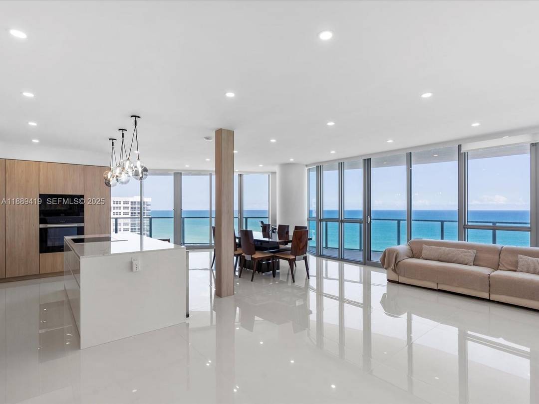 Completely remodeled direct oceanfront residence at Ocean Palms.