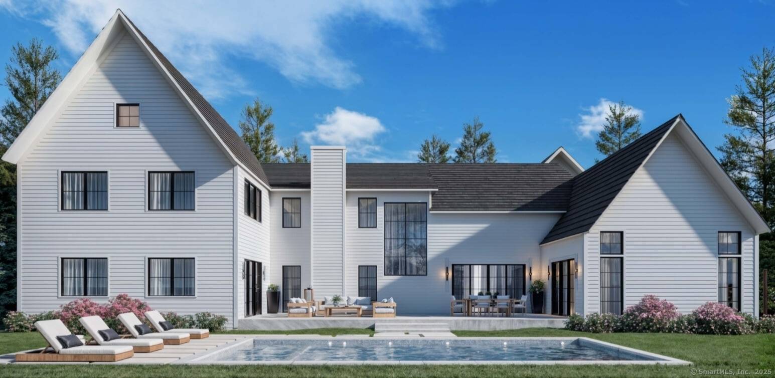 Welcome to 11 Wake Robin Road Located in the sought after Greens Farms area of Westport, this dramatic new construction sits on a quiet, desirable cul de sac.