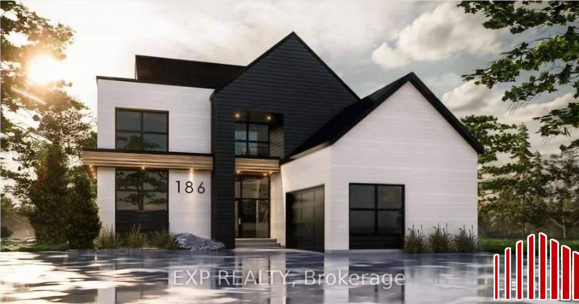 Build your dream home on a stunning, half acre private lot !