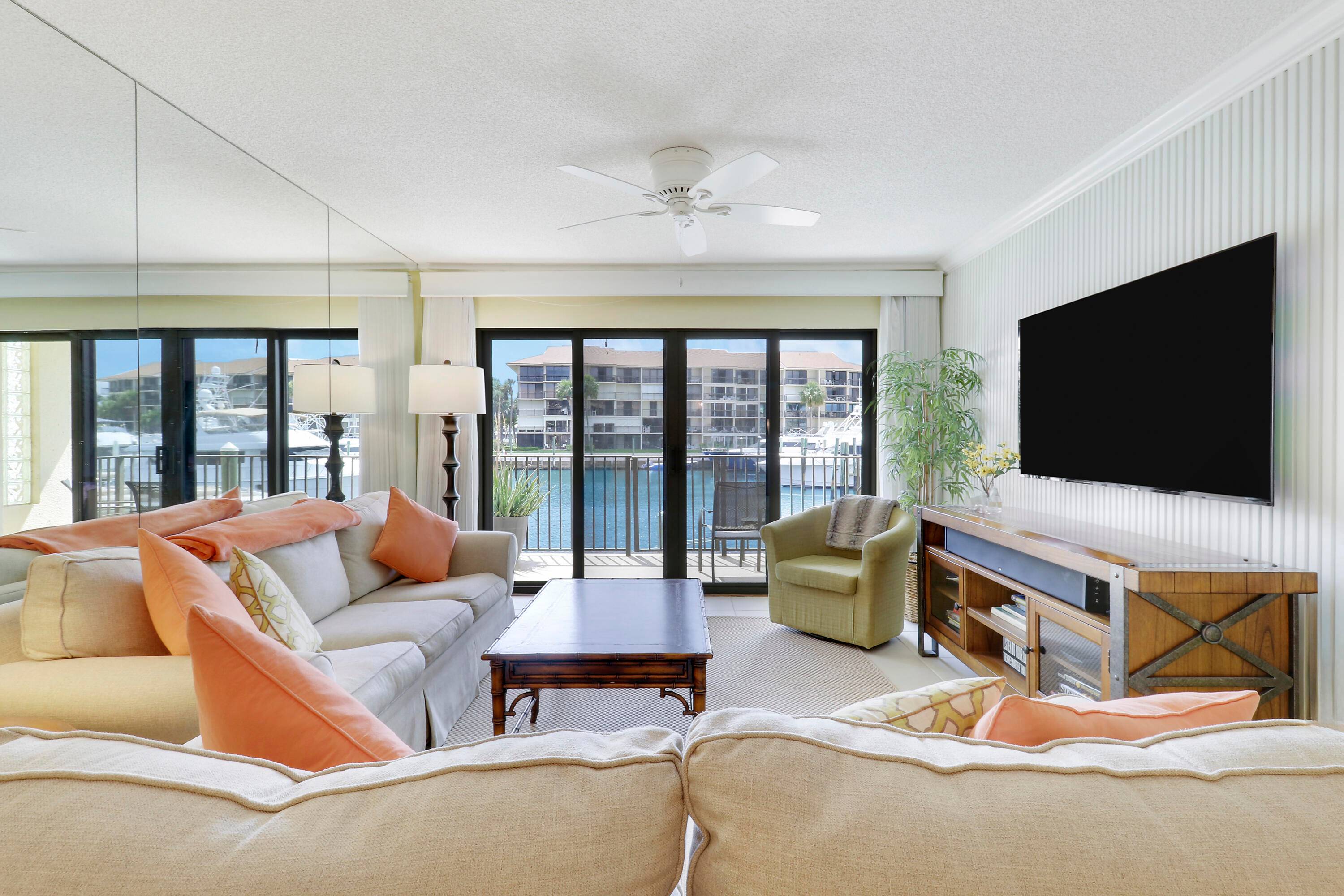 Beautifully updated 2 2 first floor Condo with Marina views located in the highly desirable Marina at the Bluffs community.