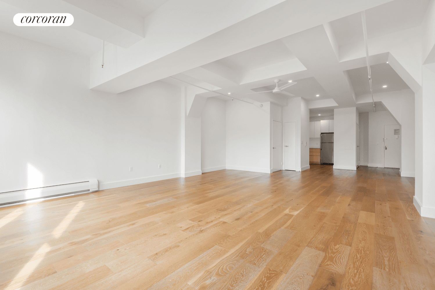 New Listing ! Quiet and sunny Artist Loft with large west facing windows and spacious eat in kitchen.