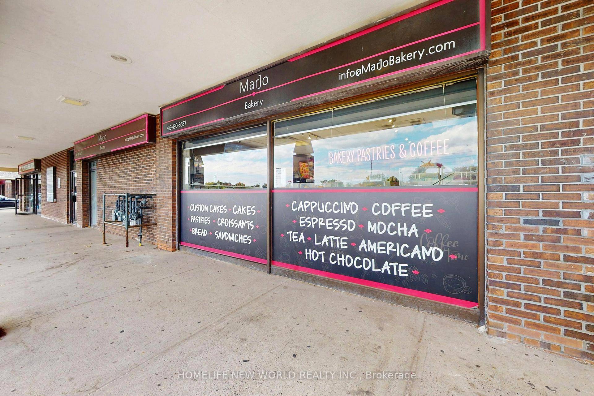 Established bakery business for sale just south of Finch at Victoria Park Ave !