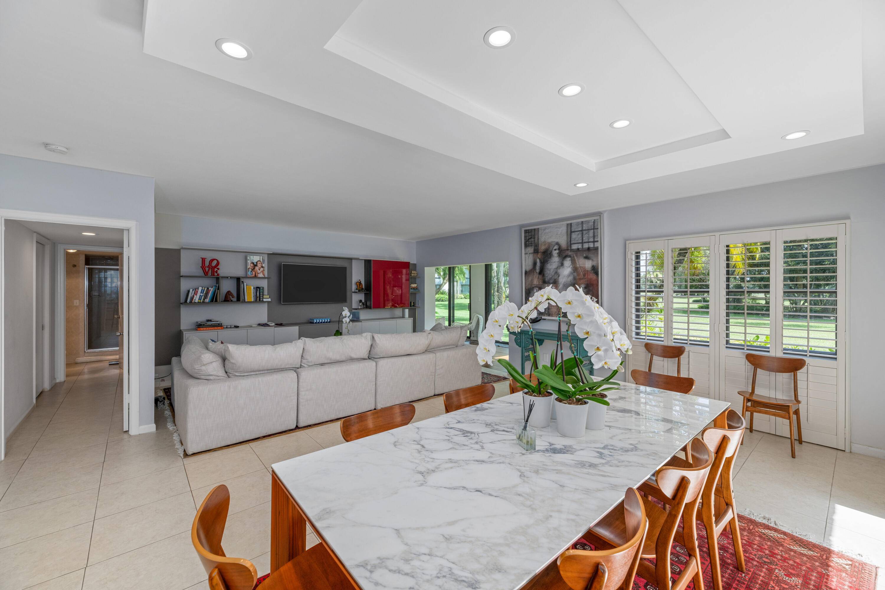 Inviting ground floor corner condo with 3 primary suites available for seasonal rental, also available off season.