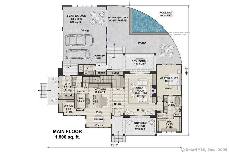 190 Day Street is Lot 6. This lot is approved and ready to go.