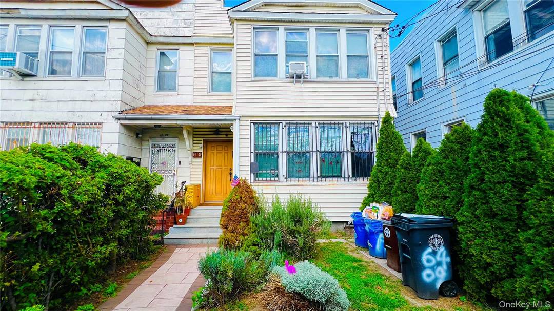 2 Family frame semidetached well maintained house in the heart of Woodside on a 27X115 lot, Zoning R5D, There are 4000 sq ft extra buildable air rights available.