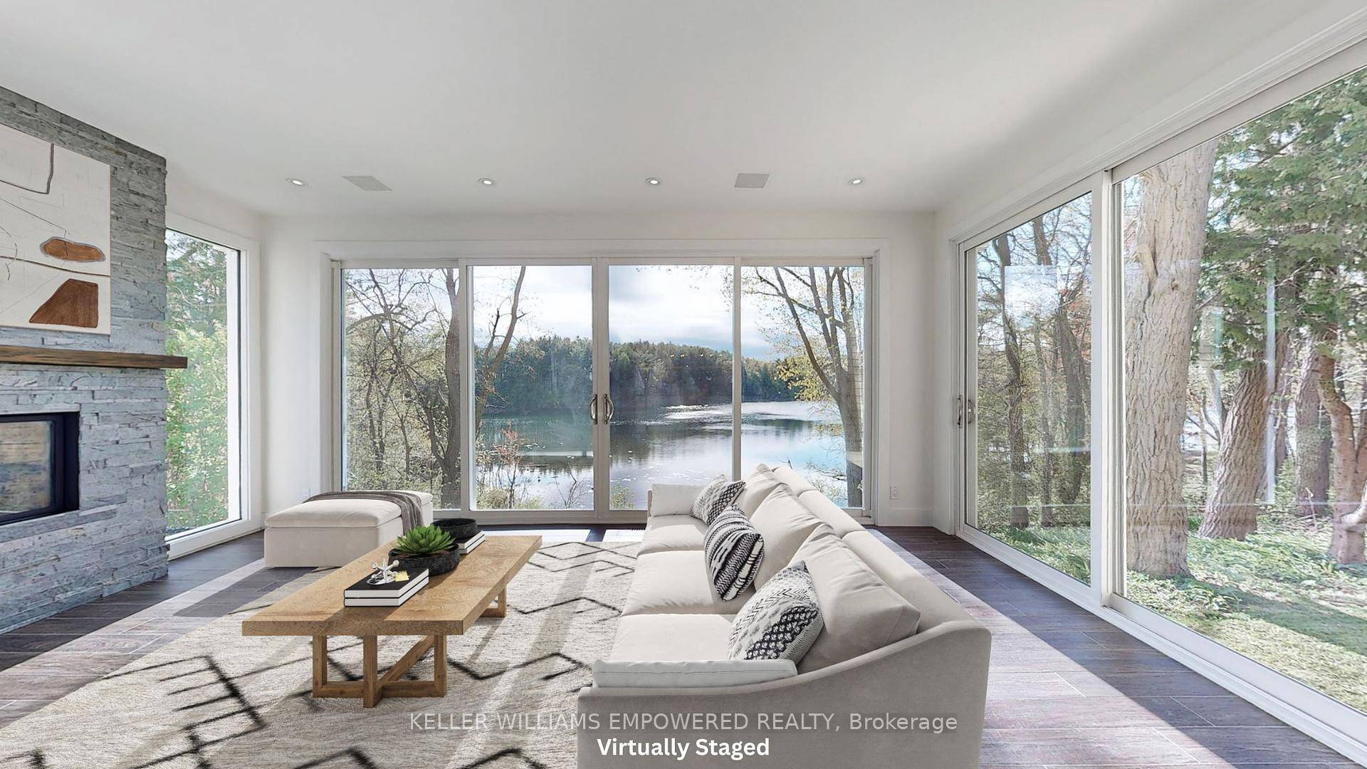 Exceptional living on just over a 1 2 acre lot backing onto Protected Phillips Lake, in the center of York Region !