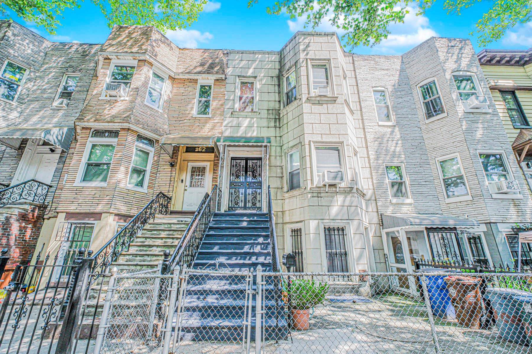 Charming two family home with endless potential, nestled in the heart of Bushwick.