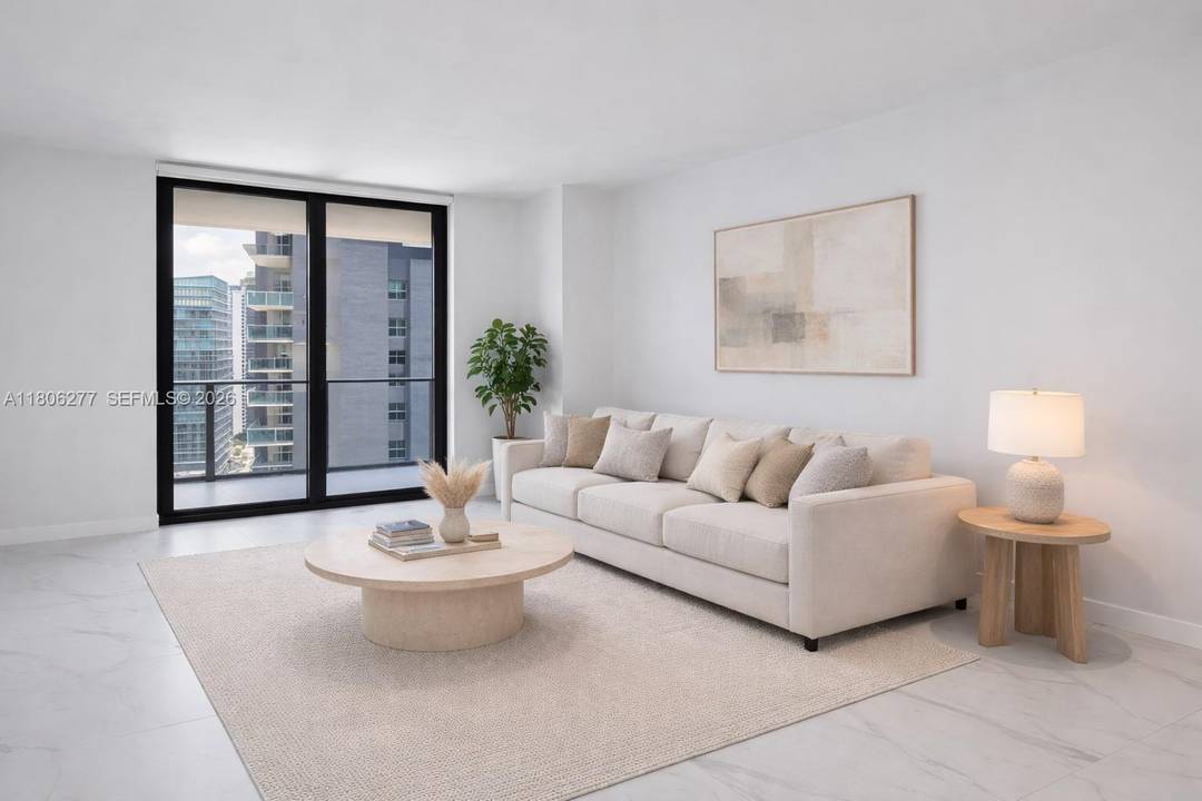 Experience elevated living in this high floor 2BD 2BA residence at DUA Brickell.