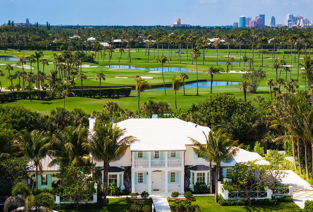 A ''PALM BEACH'' architectural gem has just been completed and is move in ready.