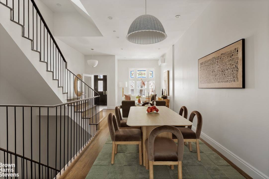 A masterfully renovated brownstone in the heart of South Harlem, 32 West 119th Street blends historic elegance with modern luxury across four expansive levels plus a finished cellar, multiple outdoor ...