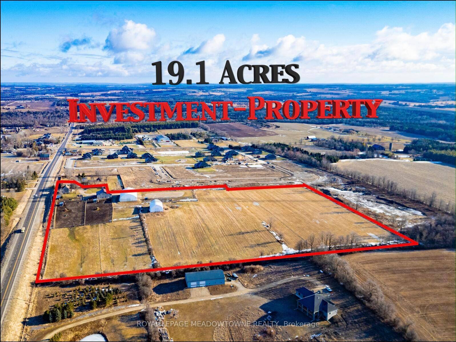 Investment Land 19. 11 Acres Adjacent To Existing Residential Subdivision In The Hamlet Of Ospringe at the Intersection Of Highway 124 amp ; 125.