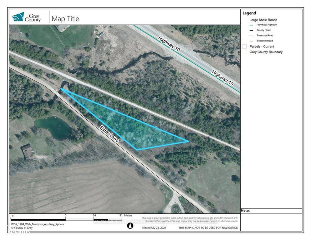 Build a small home on this beautiful 1 acre treed lot, ideally situated in Chatsworth.