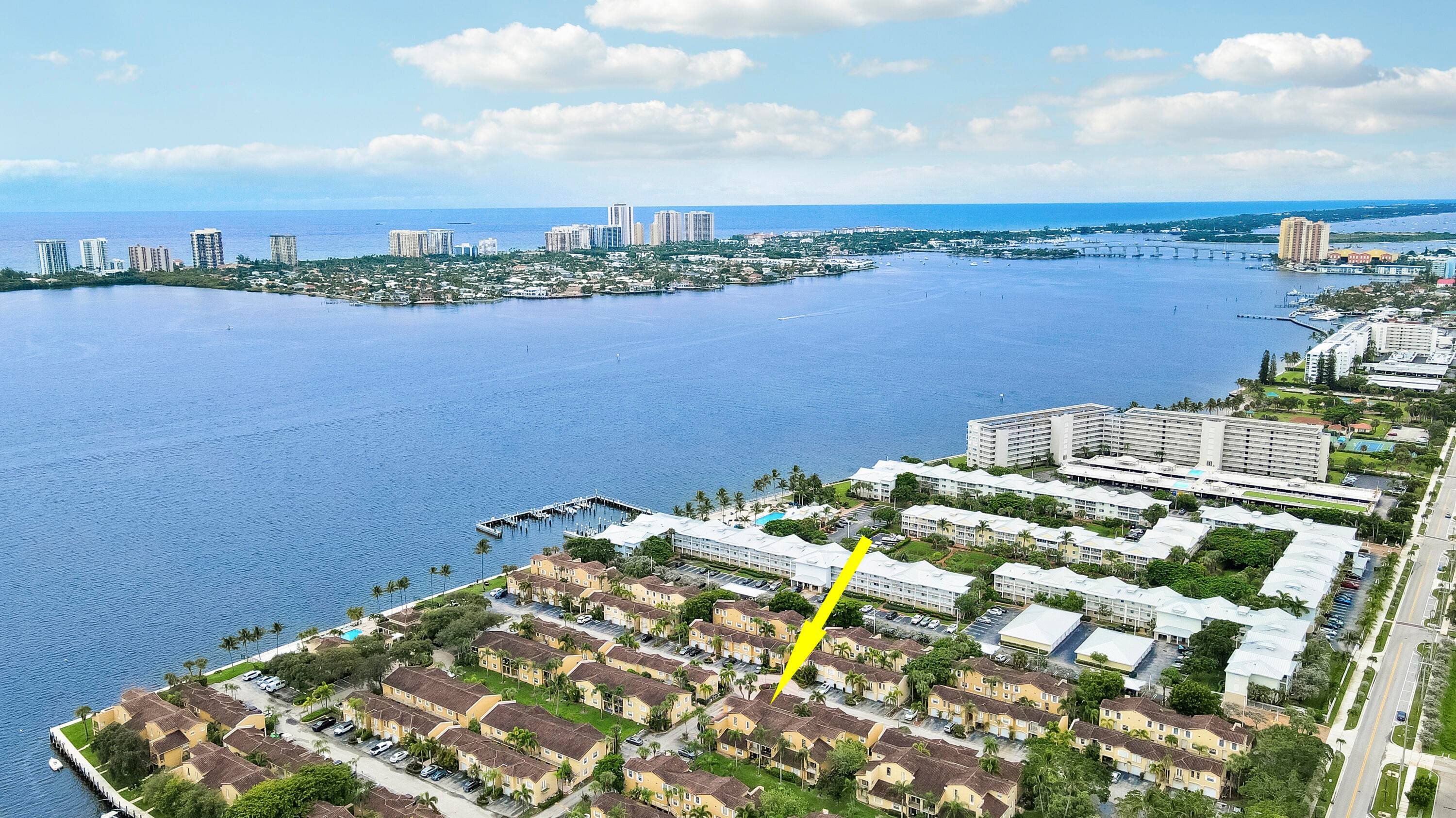 Gated intracoastal community.