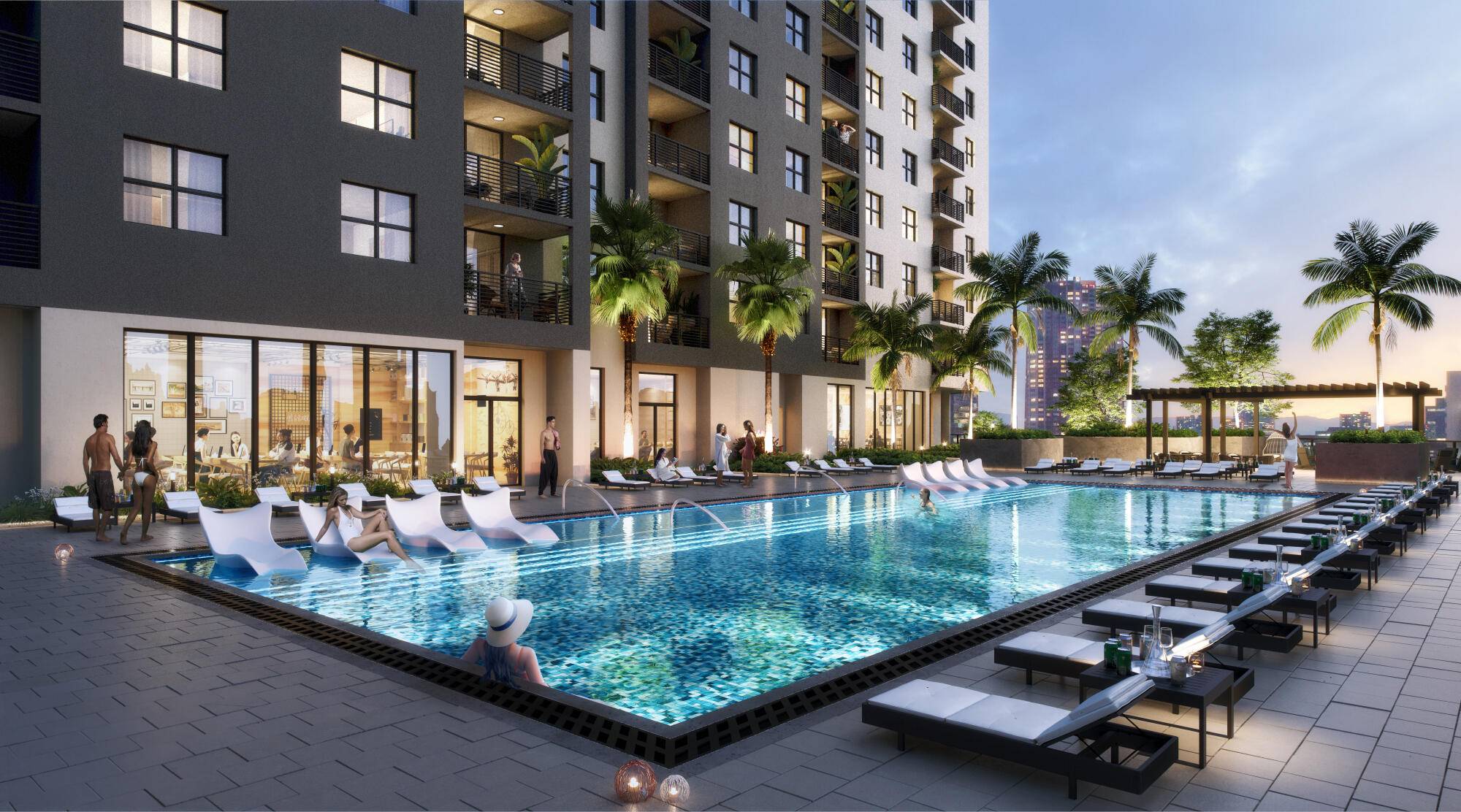 Rising above Fort Lauderdale's iconic waterfront, Harbour at New River offers panoramic water views, carefully curated interiors, and all the amenities you can imagine.