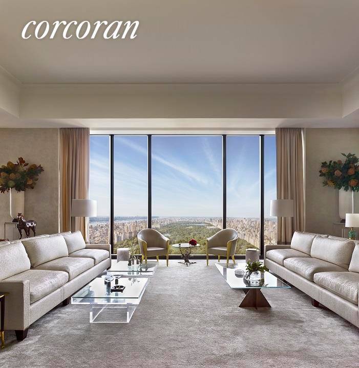 CLOSINGS HAVE COMMENCED. This full floor 4, 183 square foot Tower Residence with three bedrooms and three and a half bathrooms is designed for elegant living on a grand scale.