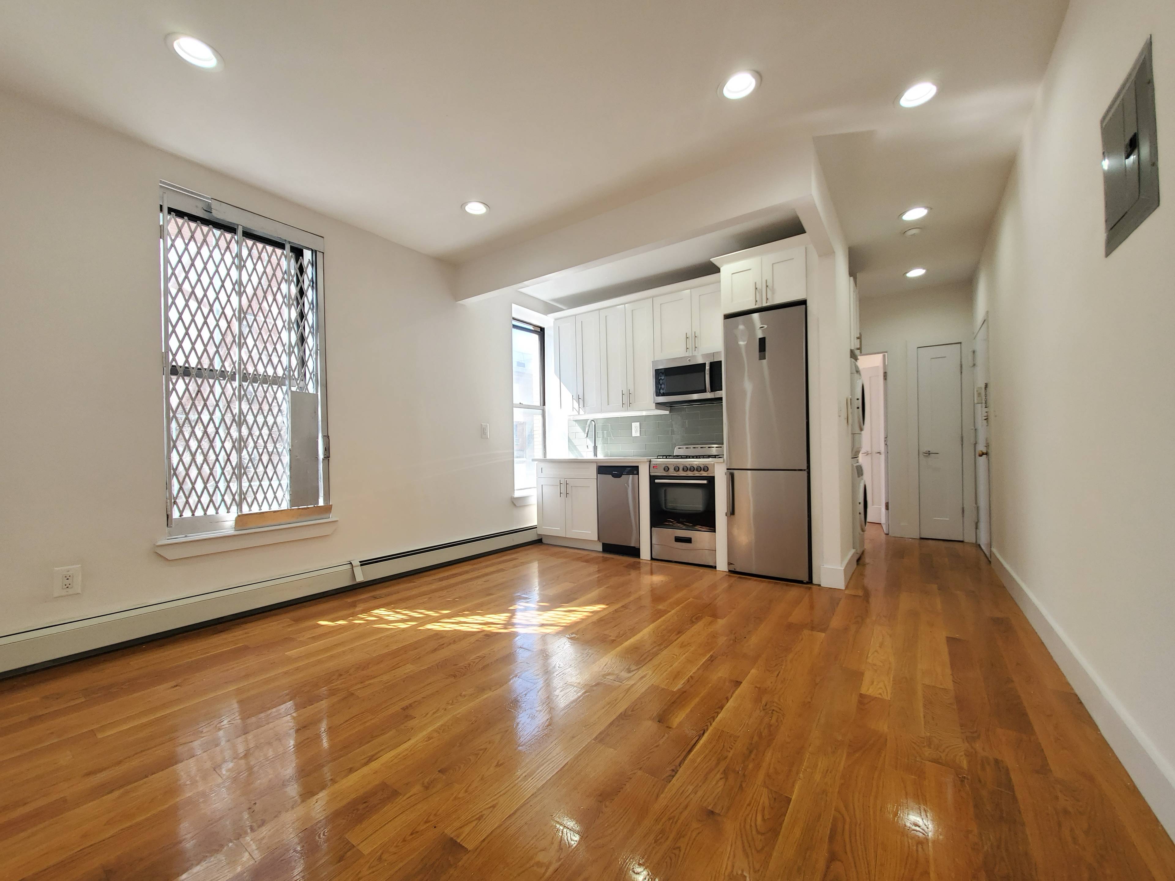 You will LOVE this Sparkling Sun soaked, recently Gut Renovated 2 Bedroom residence with in unit WASHER DRYER !