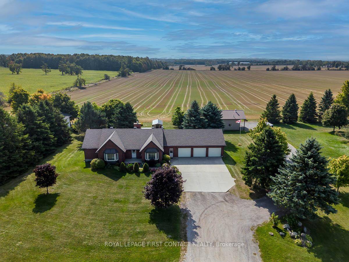 Welcome To 4689 20TH Sideroad, Well Maintained amp ; Private 3 1 Bedroom Country Bungalow Situated On Almost 1 Acre Backing Onto Farm Land.